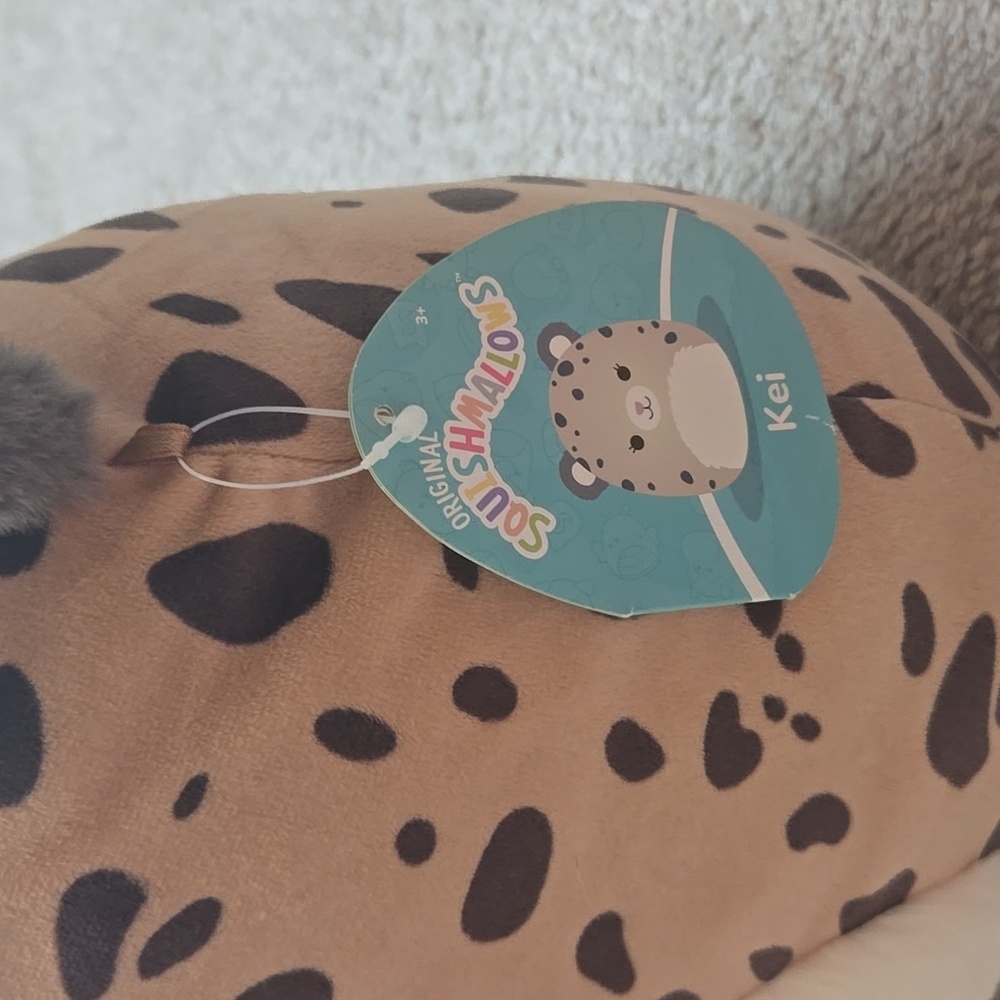 Squishmallows Brown Leopard Plush - Picture 2 of 4